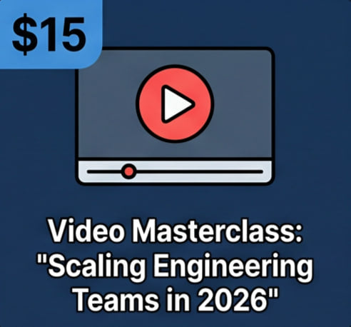 Video Masterclass: Scaling Engineering Teams in 2026