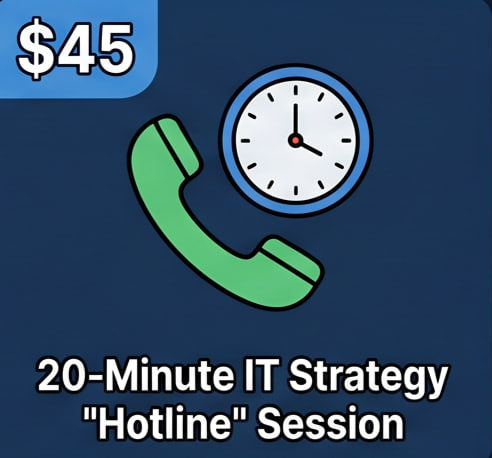 20-Minute IT Strategy Hotline Session